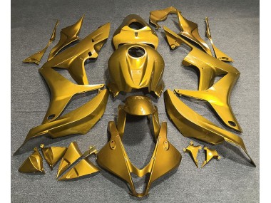 Best 07-08 Gloss Gold Plain Honda CBR600RR Motorcycle Fairings