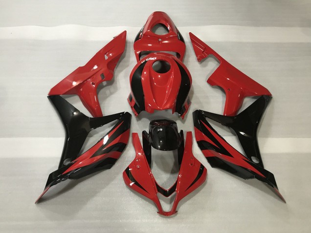 07-08 Metallic Red OEM Style Honda CBR600RR Motorcycle Fairings