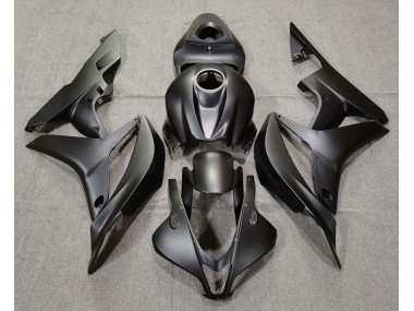 Best 07-08 Plain Matte Black Honda CBR600RR Motorcycle Fairings