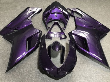 Best 07-14 Deep Purple Ducati Ducati 848 1098 1198 Motorcycle Fairings