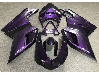 Best 07-14 Deep Purple Ducati Ducati 848 1098 1198 Motorcycle Fairings