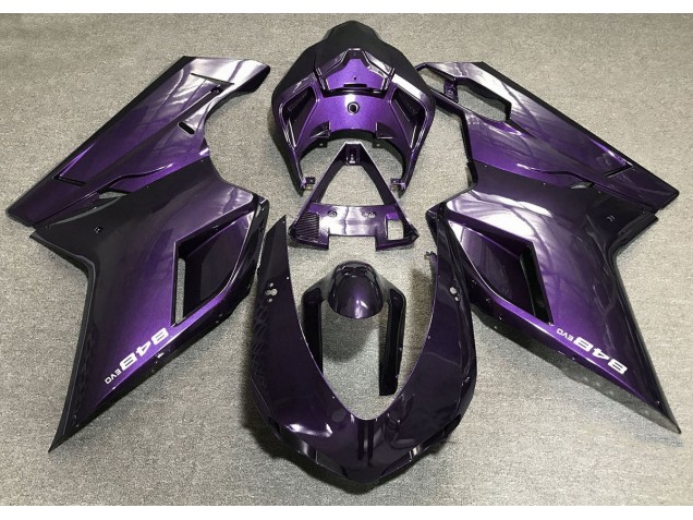 07-14 Deep Purple Ducati Ducati 848 1098 1198 Motorcycle Fairings