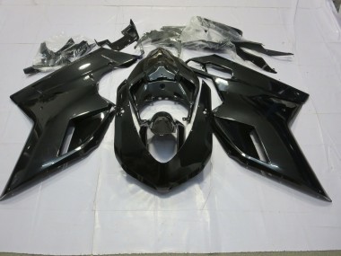 Best 07-14 Gloss Black Ducati Ducati 848 1098 1198 Motorcycle Fairings