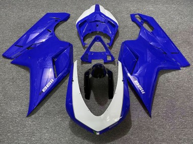 Best 07-14 Gloss Blue SP Ducati Ducati 848 1098 1198 Motorcycle Fairings