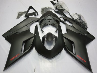 Best 07-14 Matte Black Ducati Ducati 848 1098 1198 Motorcycle Fairings