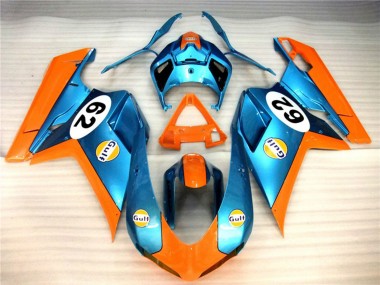 Best 07-14 Matte Gulf Ducati Ducati 848 1098 1198 Motorcycle Fairings