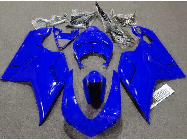 07-14 Plain Gloss Blue Ducati Ducati 848 1098 1198 Motorcycle Fairings