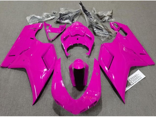 07-14 Plain Gloss Pink Ducati Ducati 848 1098 1198 Motorcycle Fairings