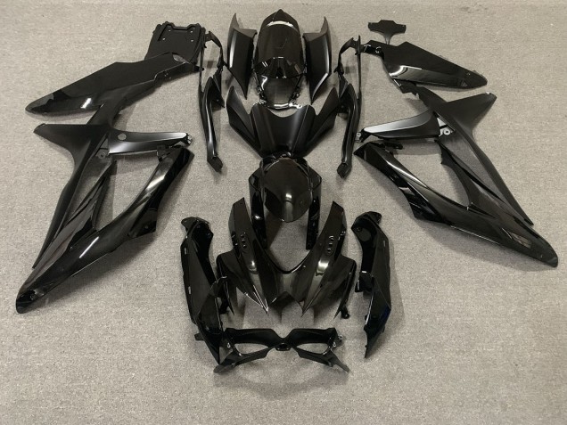 08-10 Gloss Black Suzuki GSXR 600-750 Motorcycle Fairings