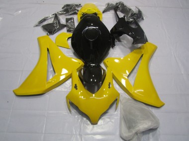 Best 08-11 Clear Yellow and Black Honda CBR1000RR Motorcycle Fairings