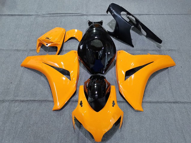 08-11 Gloss Orange and Black Honda CBR1000RR Motorcycle Fairings