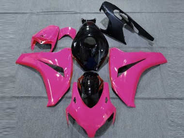 Best 08-11 Gloss Pink and Black Honda CBR1000RR Motorcycle Fairings