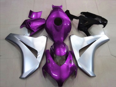 Best 08-11 Gloss Pink and Silver Honda CBR1000RR Motorcycle Fairings