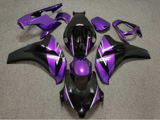 08-11 Purple and Black Honda CBR1000RR Motorcycle Fairings