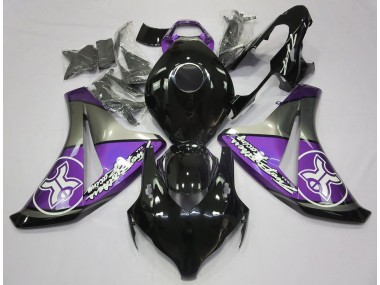 Best 08-11 Purple on Black Custom Honda CBR1000RR Motorcycle Fairings