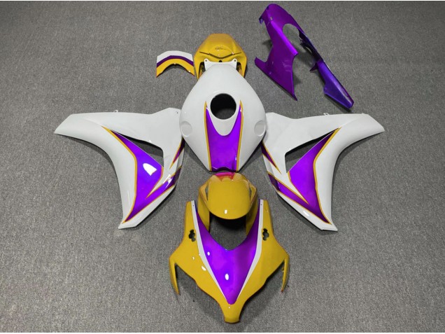 08-11 Yellow and Purple Gloss Honda CBR1000RR Motorcycle Fairings