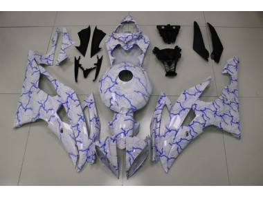 Best 08-16 Blue Lighting Yamaha R6 Motorcycle Fairings