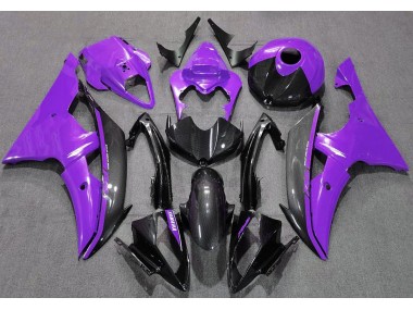 Best 08-16 Gloss Purple and Carbon Yamaha R6 Motorcycle Fairings