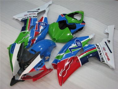 Best 08-16 Green Fiat Yamaha R6 Motorcycle Fairings