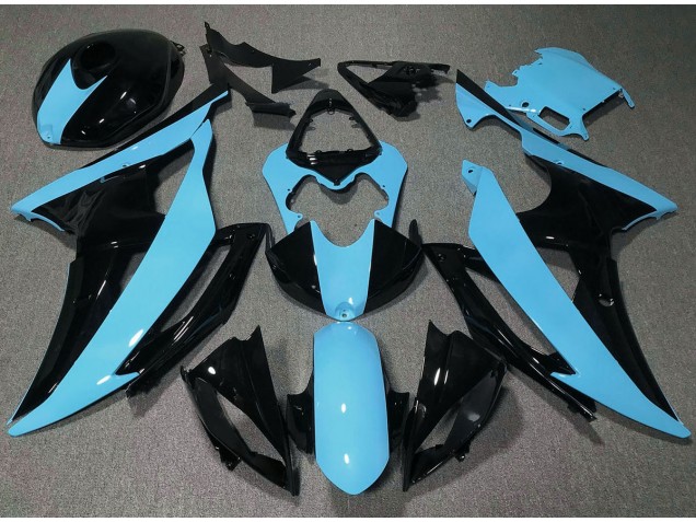 08-16 High Viz Blue Yamaha R6 Motorcycle Fairings