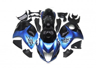 Best 08-20 Deep blue with Black Custom Suzuki GSXR 1300 Hayabusa Motorcycle Fairings