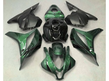 Best 09-12 Deep Green with Black Honda CBR600RR Motorcycle Fairings