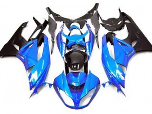 09-12 Gloss Blue Style Kawasaki ZX6R Motorcycle Fairings