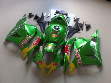 Best 09-12 Green Red Bull Honda CBR600RR Motorcycle Fairings