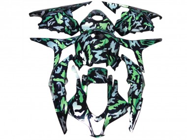 Best 09-12 Green Snow Camo Honda CBR600RR Motorcycle Fairings