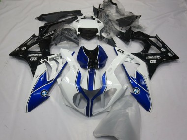 Best 09-14 Alien Blue and White BMW S1000RR Motorcycle Fairings