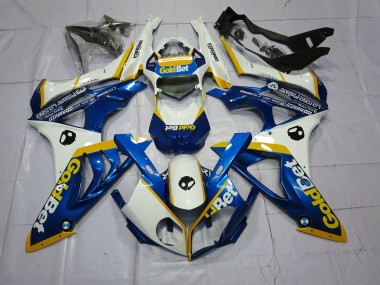 Best 09-14 Alien Blue and White BMW S1000RR Motorcycle Fairings