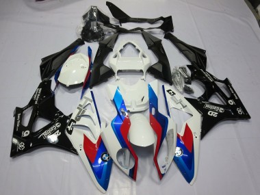 Best 09-14 Alien Blue and White BMW S1000RR Motorcycle Fairings