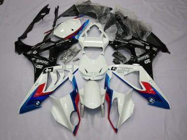 Best 09-14 Alien Blue and White BMW S1000RR Motorcycle Fairings