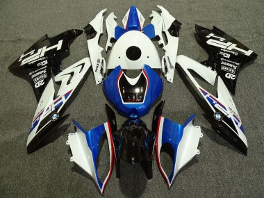 Best 09-14 Alien Blue and White BMW S1000RR Motorcycle Fairings