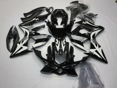 Best 09-16 Black and White Suzuki GSXR 1000 Motorcycle Fairings