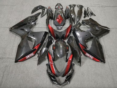 Best 09-16 Carbon Fiber Red Suzuki GSXR 1000 Motorcycle Fairings