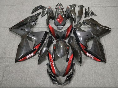 Best 09-16 Carbon Fiber Red Suzuki GSXR 1000 Motorcycle Fairings