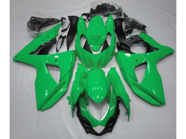 09-16 Gloss Green Suzuki GSXR 1000 Motorcycle Fairings