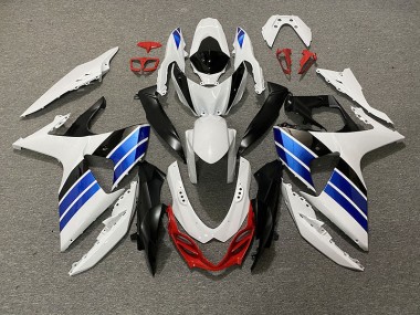 Best 09-16 Gloss White Blue Black and Red Suzuki GSXR 1000 Motorcycle Fairings