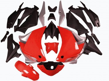 Best 11-14 Red and Silver Honda CBR250RR Motorcycle Fairings