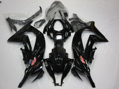 Best 11-15 Gloss Black Red Kawasaki ZX10R Motorcycle Fairings