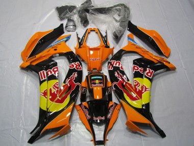 Best 11-15 Orange Red bull Kawasaki ZX10R Motorcycle Fairings