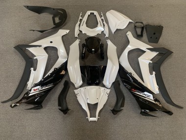 Best 11-15 Pearl White & Black Kawasaki ZX10R Motorcycle Fairings