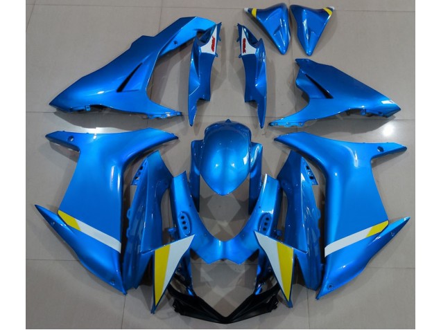 11-24 Full Gloss Light Blue Suzuki GSXR 600-750 Motorcycle Fairings