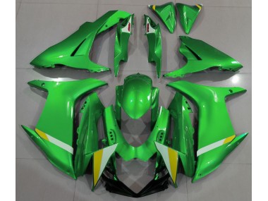 Best 11-24 Full Gloss Light Green Suzuki GSXR 600-750 Motorcycle Fairings