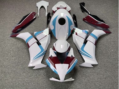 Best 12-16 Gloss Light Blue and Maroon Honda CBR1000RR Motorcycle Fairings