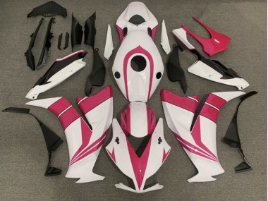 Best 12-16 Gloss Pink and White Honda CBR1000RR Motorcycle Fairings