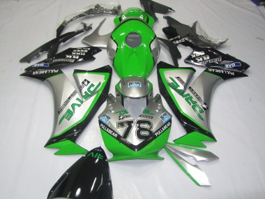 Best 12-16 Green Silver Honda CBR1000RR Motorcycle Fairings