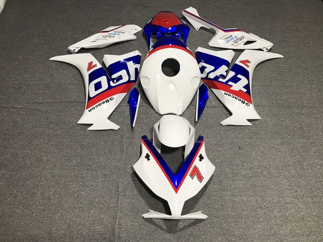 12-16 Racing Design White Honda CBR1000RR Motorcycle Fairings