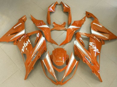 Best 13-18 Orange Ninja Kawasaki ZX6R Motorcycle Fairings